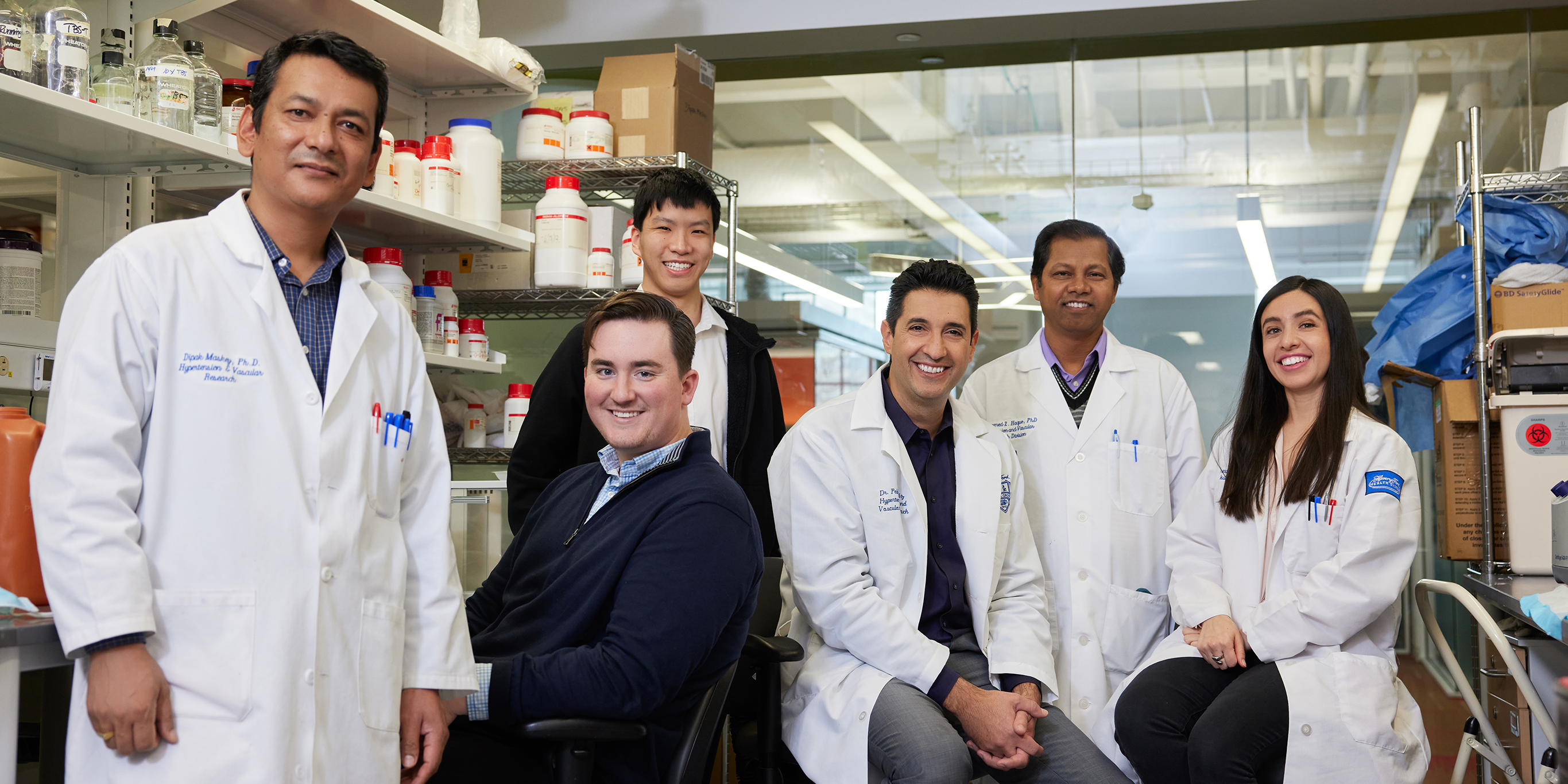 Pablo Ortiz Lab Group Shot Lab Photo