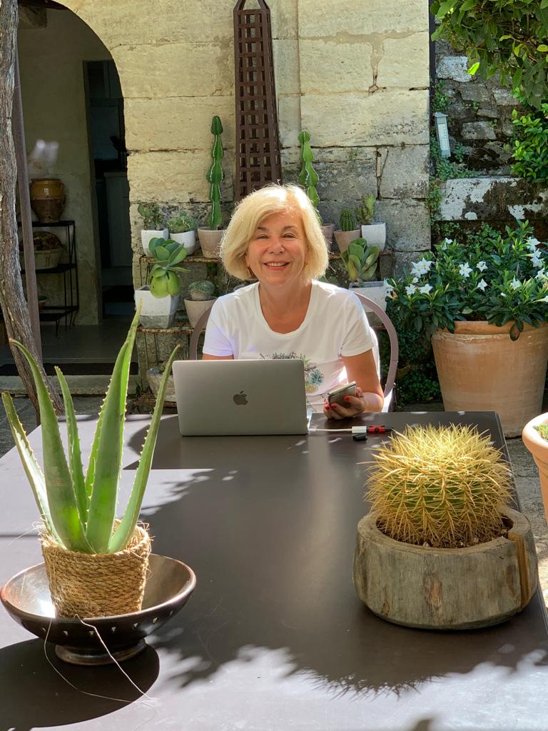 Schaefer says her best publications were written in her friend’s garden in Provence, France.